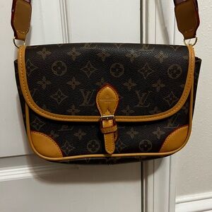 Elegant Designer Monogram Crossbody Bag